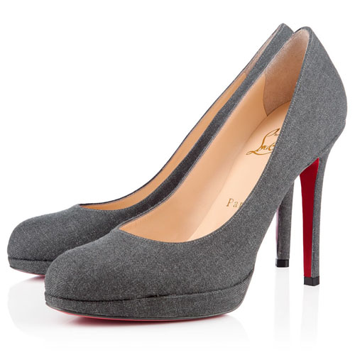 Christian Louboutin New Simple 120mm Pumps Grey